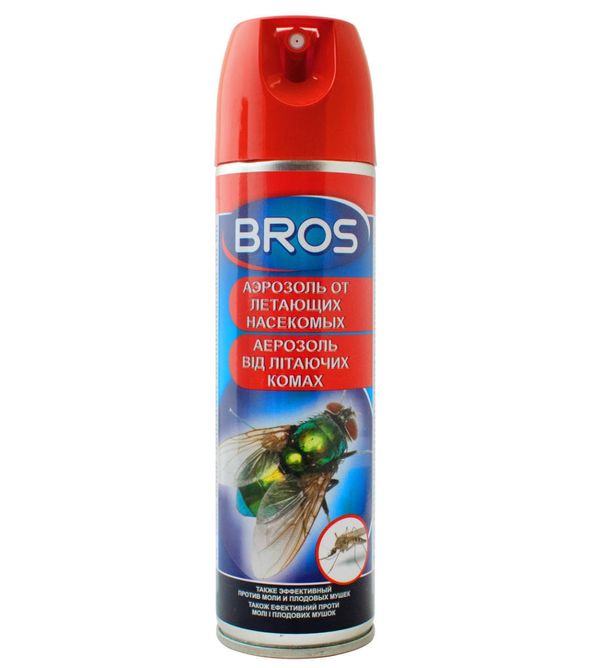 Аэрозоль от летающих насекомых Bros, 150 мл